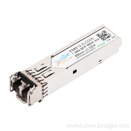1.25G 850Nm MM 550M LC SFP Transceiver